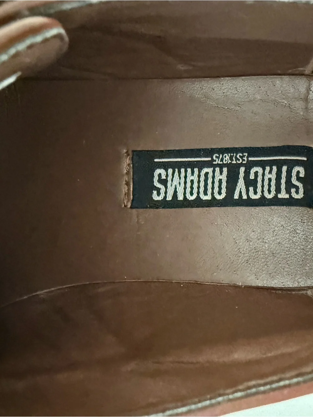 Stacy Adams Brown Dress shoes Single Monk Strap Oxfords Boys size 11